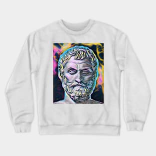 Thales of Miletus Portrait | Thales of Miletus Artwork 10 Crewneck Sweatshirt